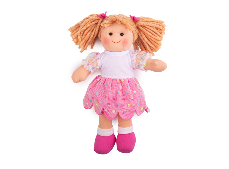 Bigjigs Toys Látková panenka Darcie 28 cm