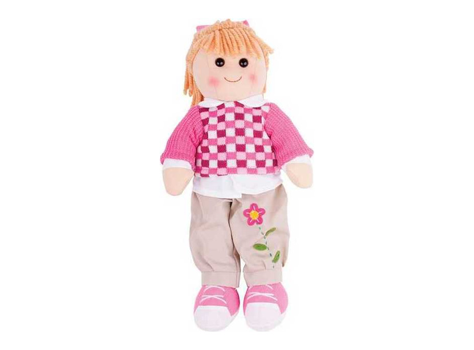 Bigjigs Toys Látková panenka Melanie 38 cm