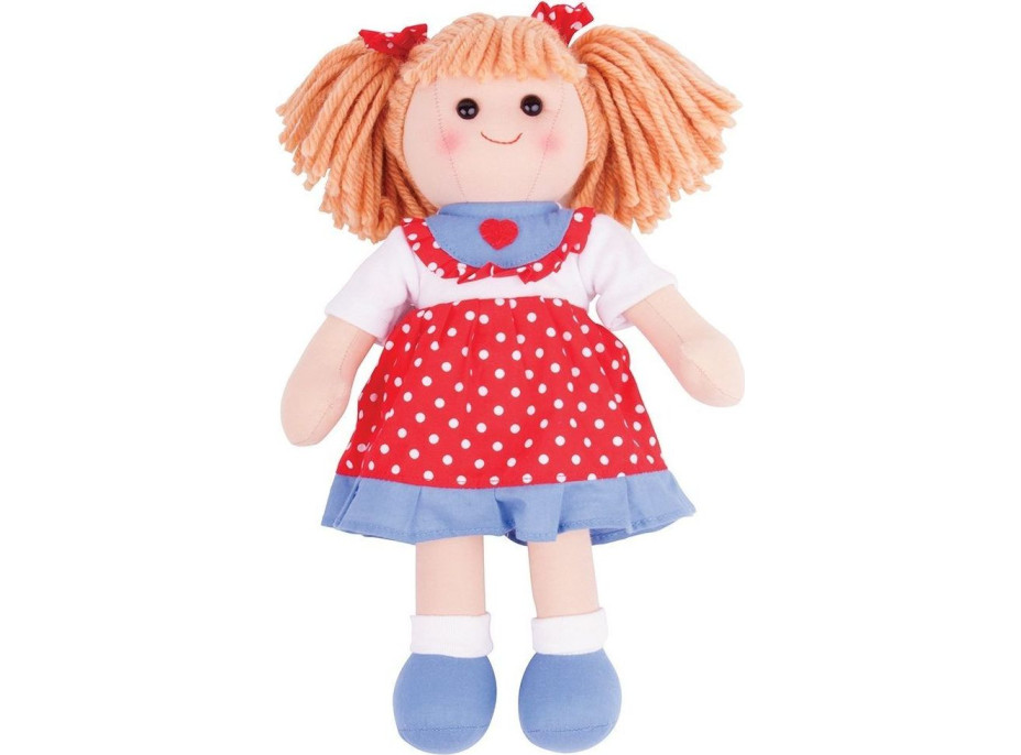 Bigjigs Toys Látková panenka Emily 34 cm