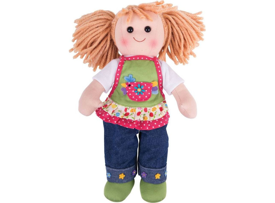 Bigjigs Toys Látková panenka Sophia 38 cm