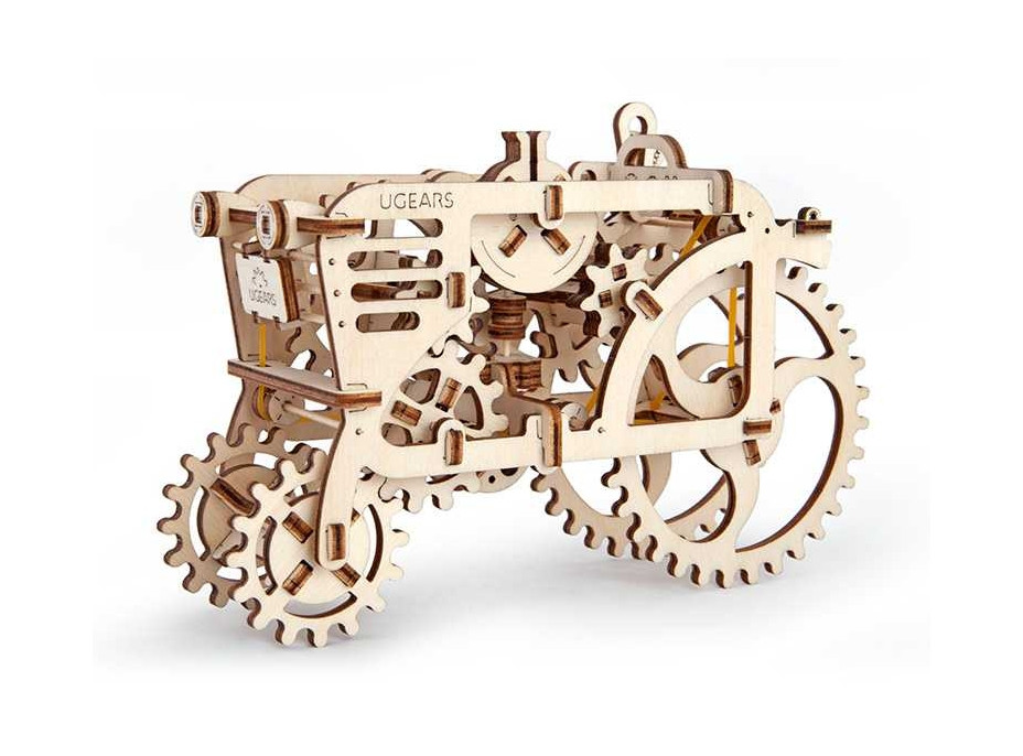 Ugears 3D dřevěné mechanické puzzle Traktor