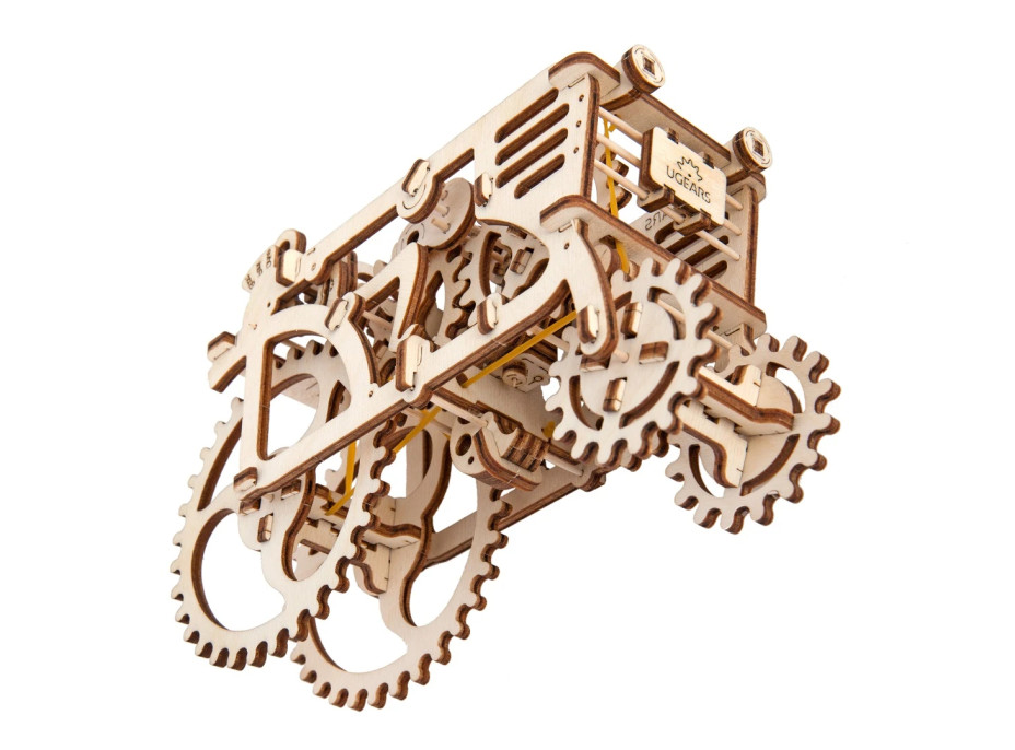 Ugears 3D dřevěné mechanické puzzle Traktor