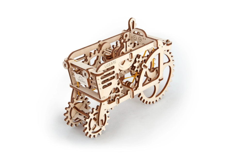 Ugears 3D dřevěné mechanické puzzle Traktor