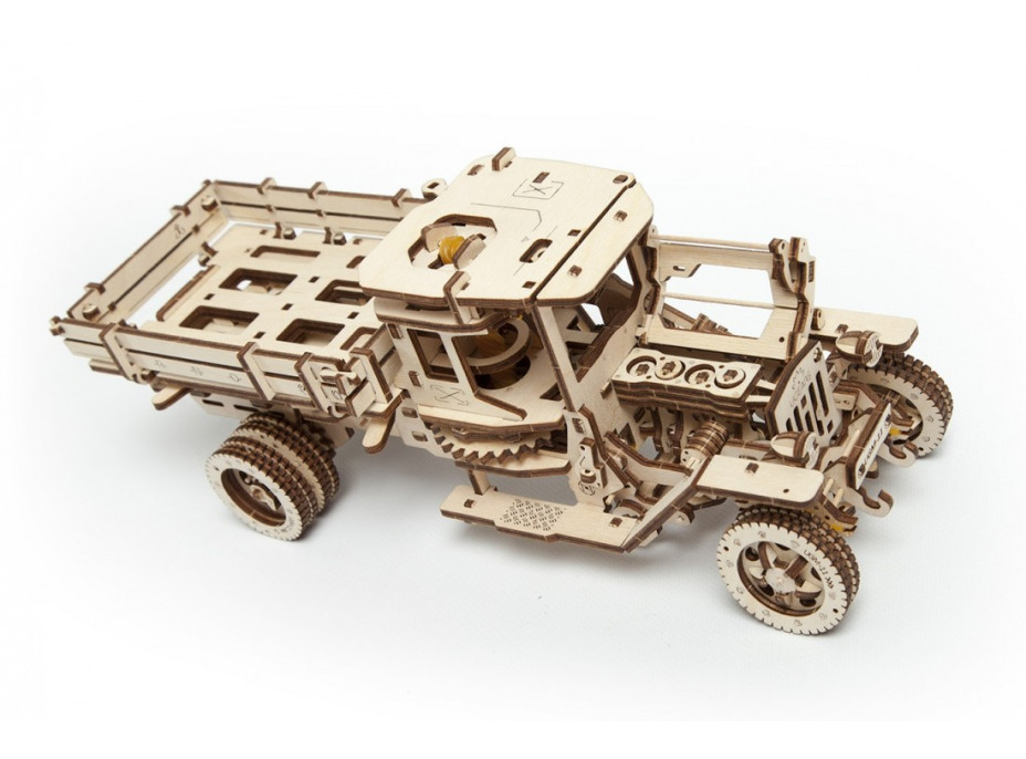 Ugears 3D dřevěné mechanické puzzle UGM-11 Náklaďák