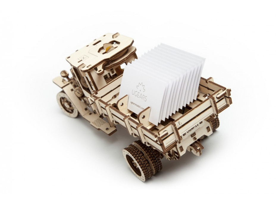 Ugears 3D dřevěné mechanické puzzle UGM-11 Náklaďák