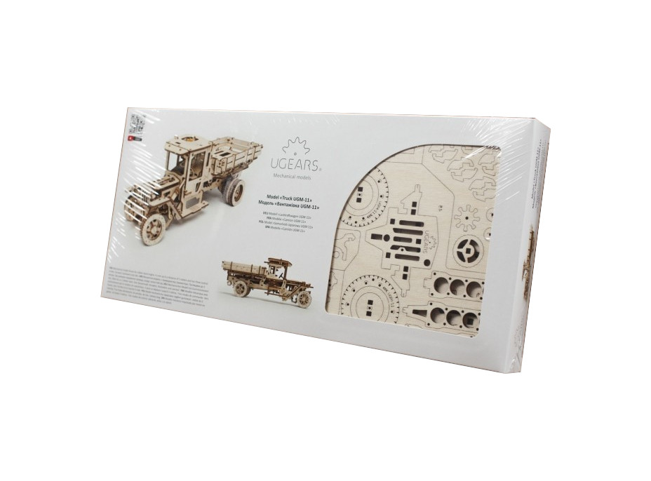 Ugears 3D dřevěné mechanické puzzle UGM-11 Náklaďák