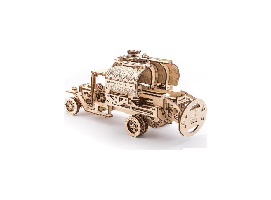 Ugears 3D dřevěné mechanické puzzle UGM-11 Náklaďák s cisternou