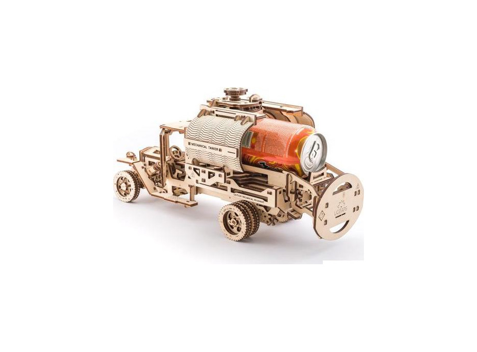 Ugears 3D dřevěné mechanické puzzle UGM-11 Náklaďák s cisternou