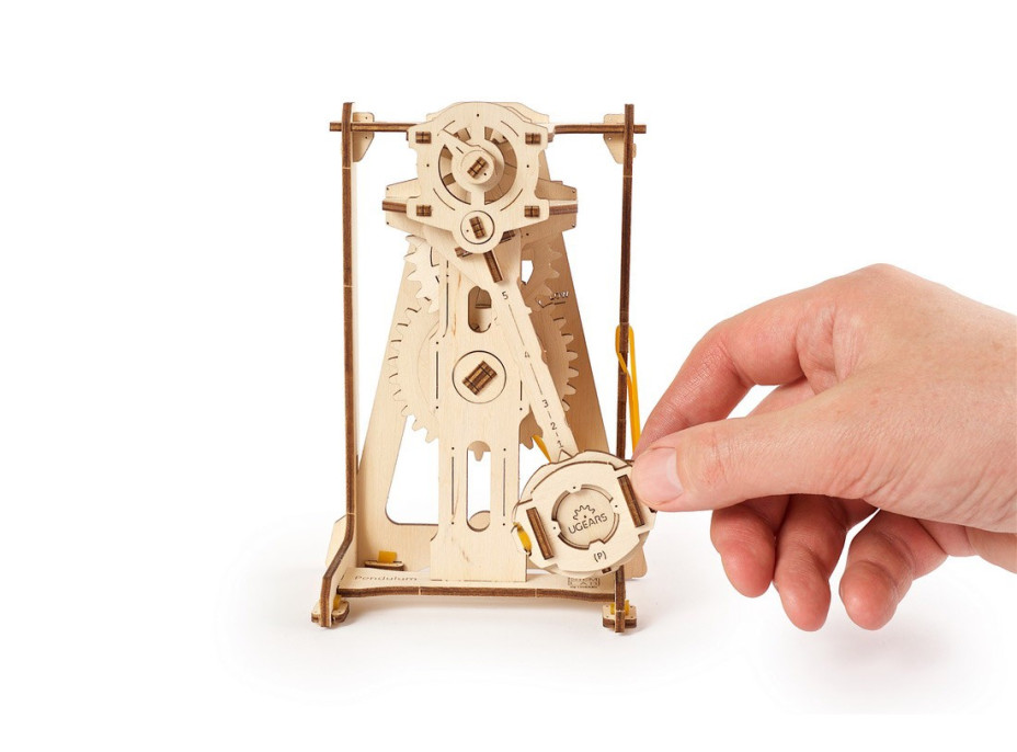 Ugears 3D dřevěné mechanické puzzle STEM výukové kyvadlo