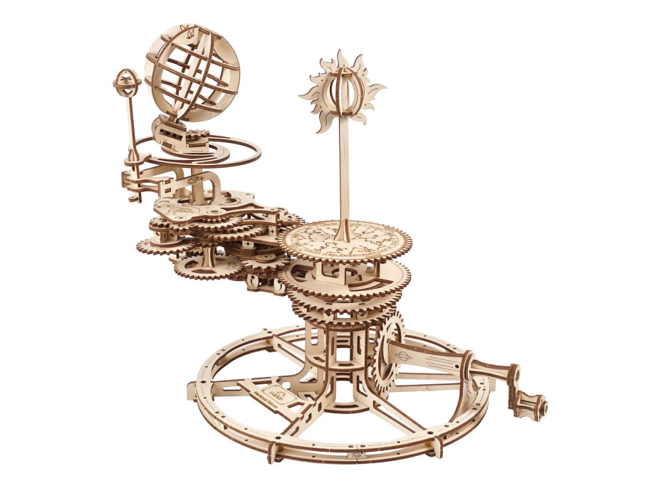 Ugears 3D dřevěné mechanické puzzle Tellurium