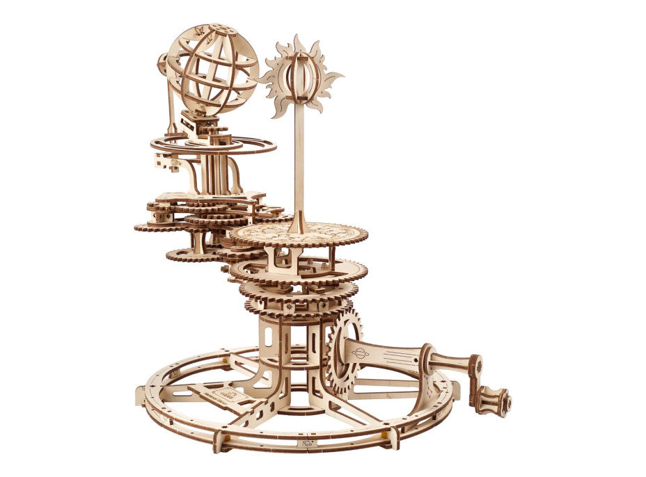 Ugears 3D dřevěné mechanické puzzle Tellurium