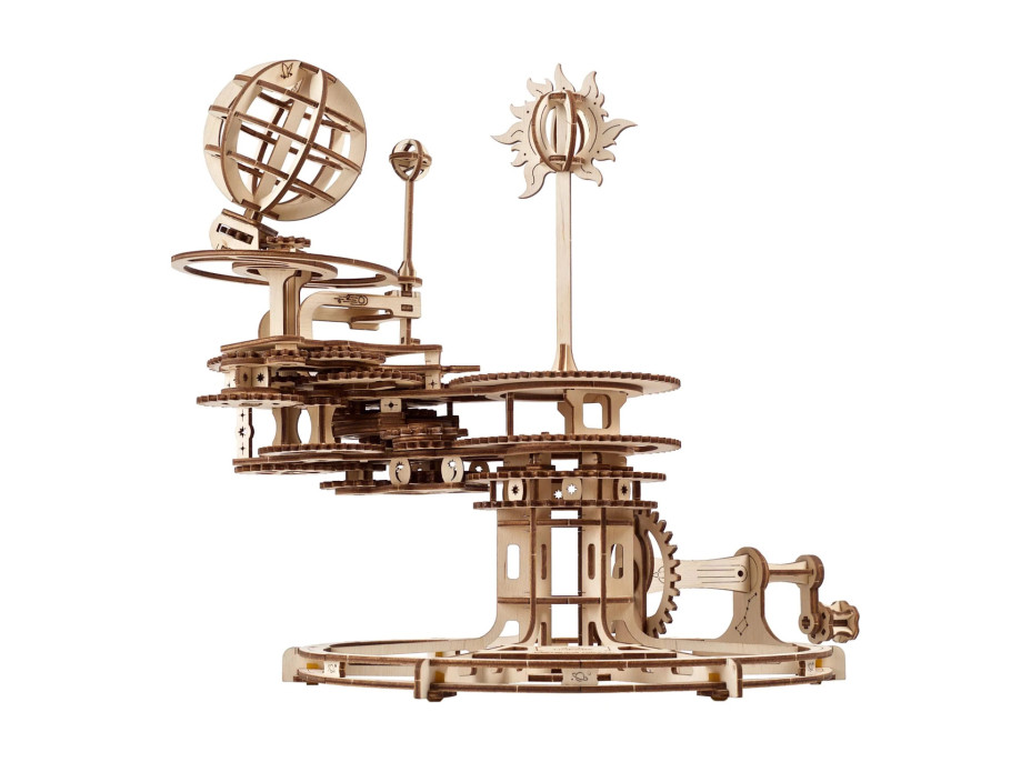 Ugears 3D dřevěné mechanické puzzle Tellurium