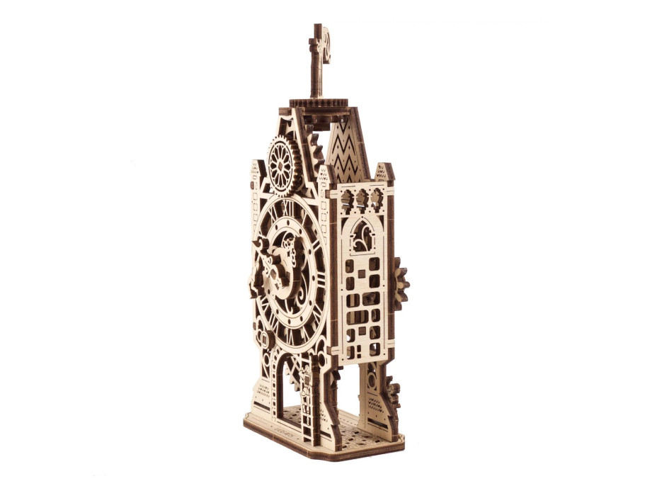 Ugears 3D dřevěné mechanické puzzle Hodinová věž