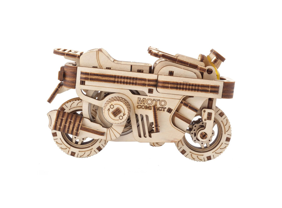 Ugears 3D dřevěné mechanické puzzle Skládací skútr