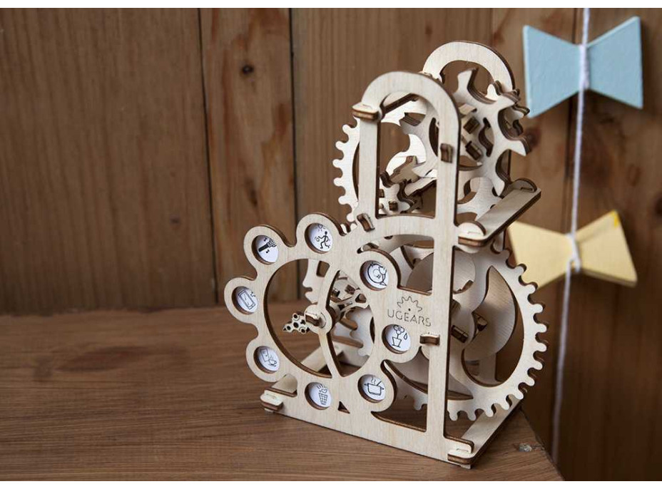 Ugears 3D dřevěné mechanické puzzle Dynamometr