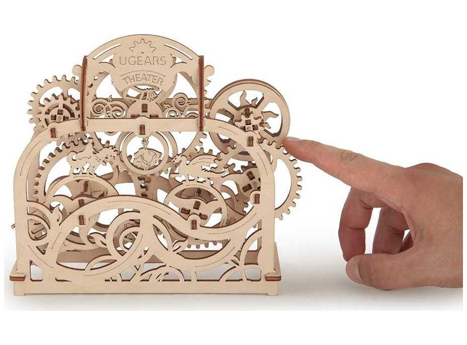 Ugears 3D dřevěné mechanické puzzle Divadlo