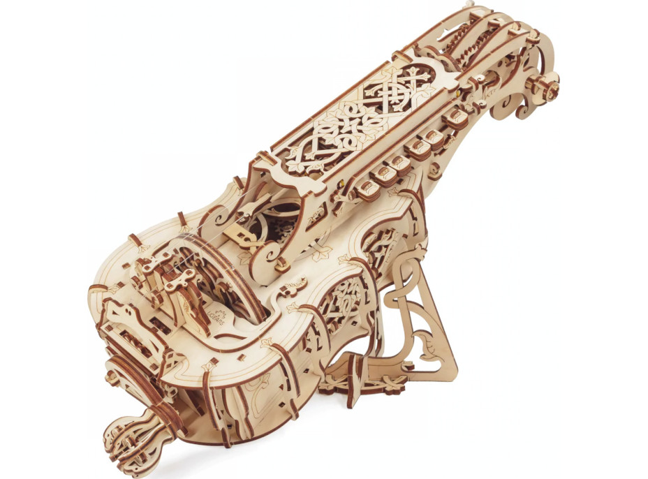 Ugears 3D dřevěné mechanické puzzle Niněra (Hurdy-Gurdy)