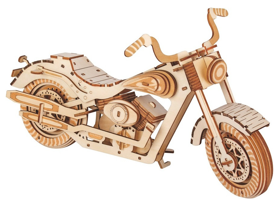 Woodcraft Dřevěné 3D puzzle Motocykl HD 1