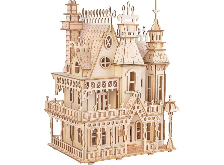 Woodcraft Dřevěné 3D puzzle Fantasy vila