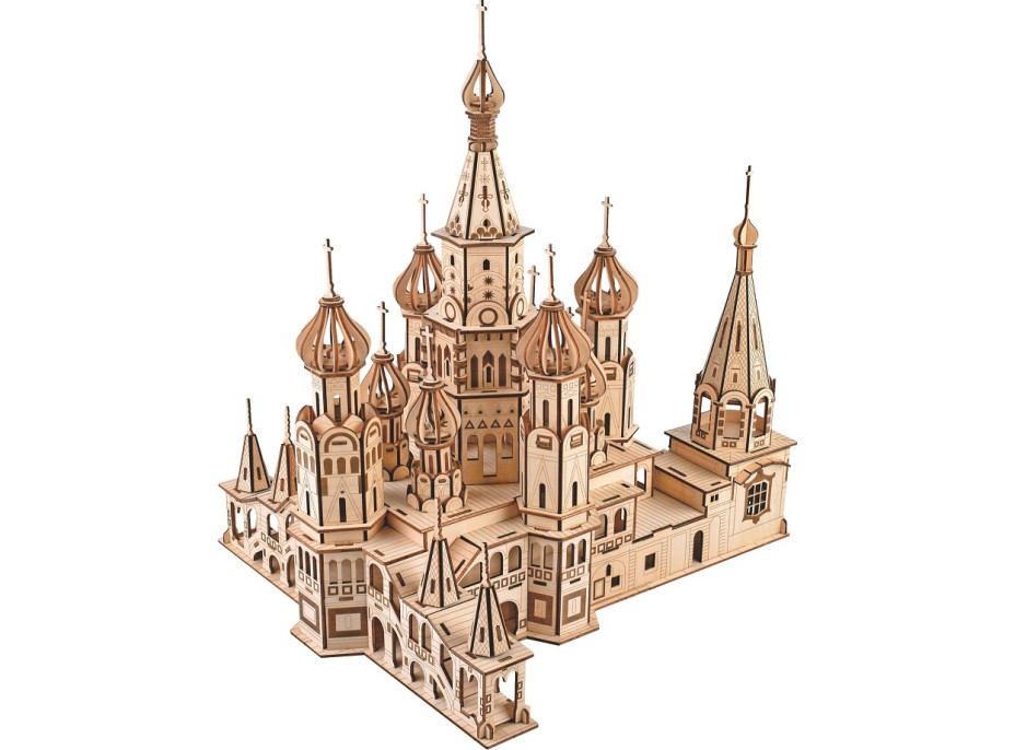 Woodcraft Dřevěné 3D puzzle Chrám Vasila Blaženého