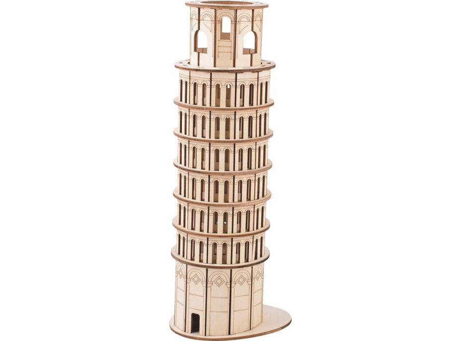 Woodcraft Dřevěné 3D puzzle Šikmá Věž V Pise