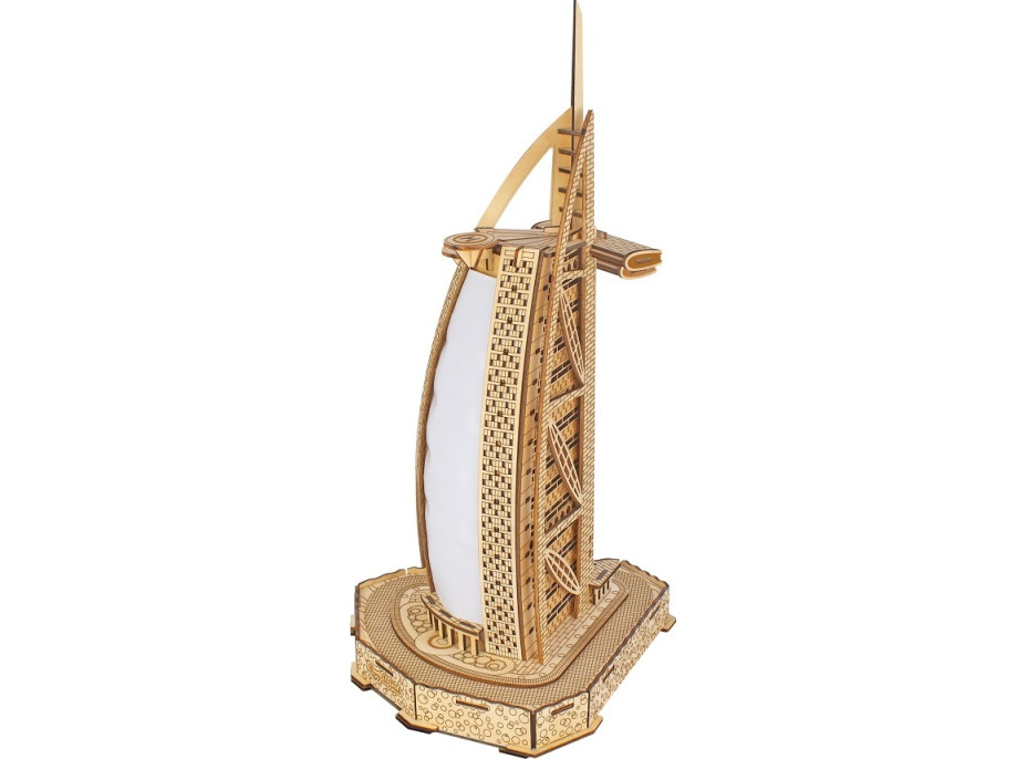 Woodcraft Dřevěné 3D puzzle Burdž al-Arab