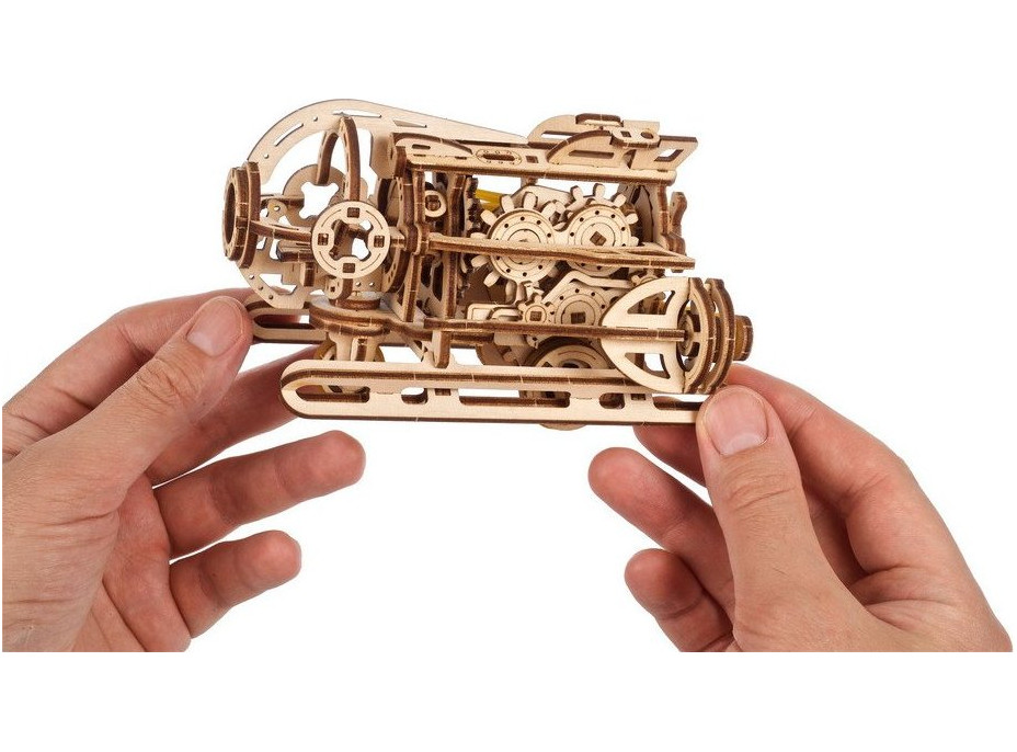 Ugears 3D dřevěné mechanické puzzle Steampunková ponorka