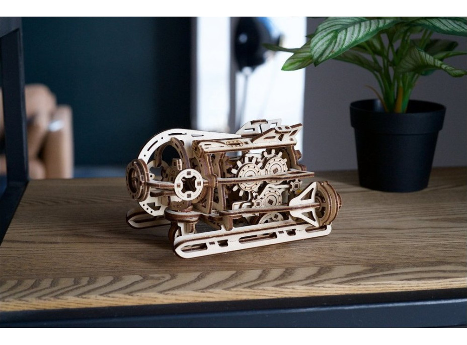 Ugears 3D dřevěné mechanické puzzle Steampunková ponorka