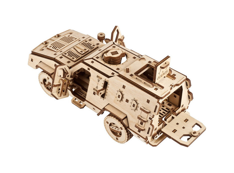 Ugears 3D dřevěné mechanické puzzle Dozor-B Combat Vehicle