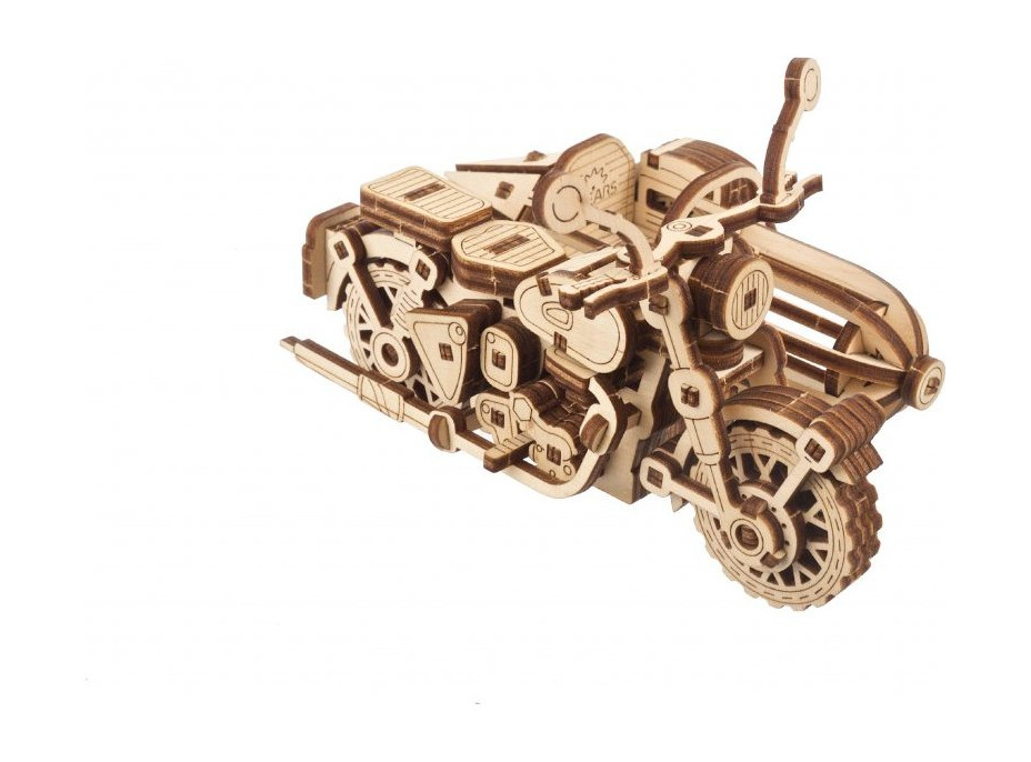 Ugears 3D dřevěné mechanické puzzle Vojenské nákladní auto