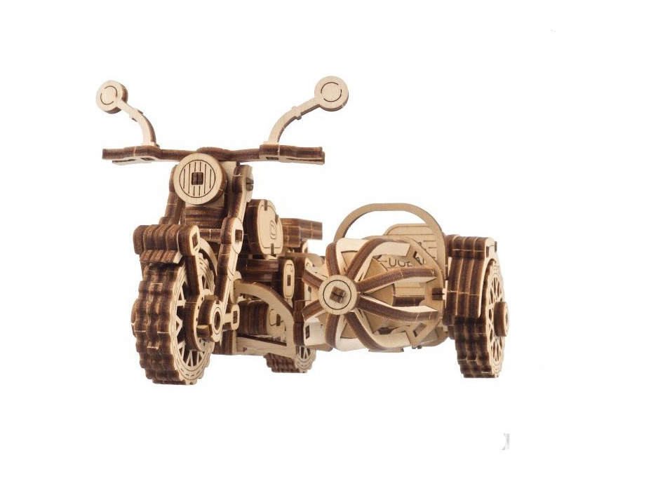 Ugears 3D dřevěné mechanické puzzle Harry Potter Hagridova létající motorka