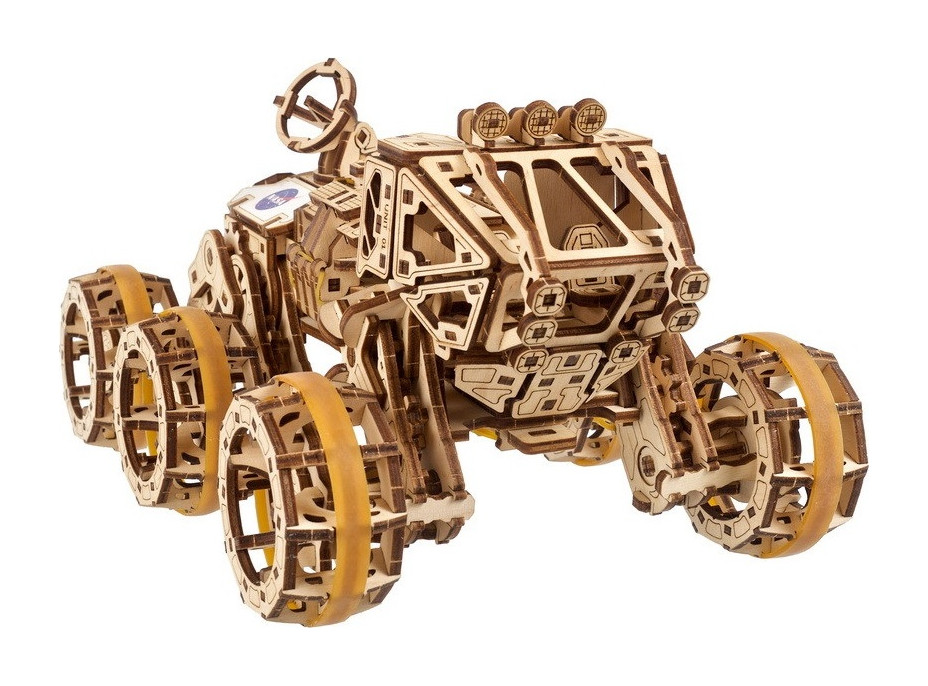 Ugears 3D dřevěné mechanické puzzle Mars Rover