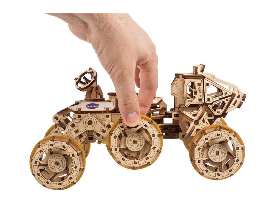 Ugears 3D dřevěné mechanické puzzle Mars Rover