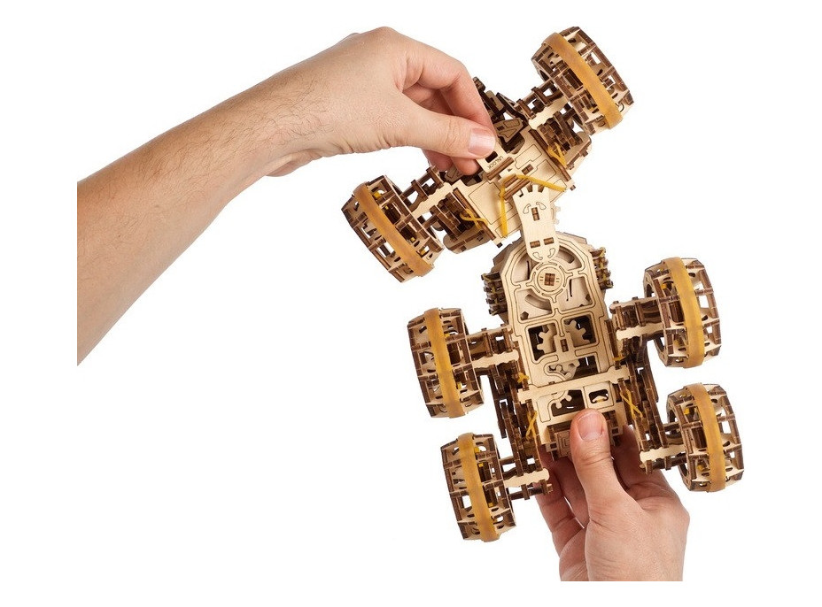 Ugears 3D dřevěné mechanické puzzle Mars Rover