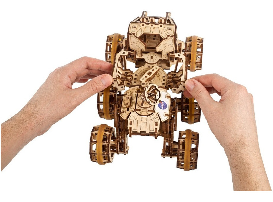 Ugears 3D dřevěné mechanické puzzle Mars Rover