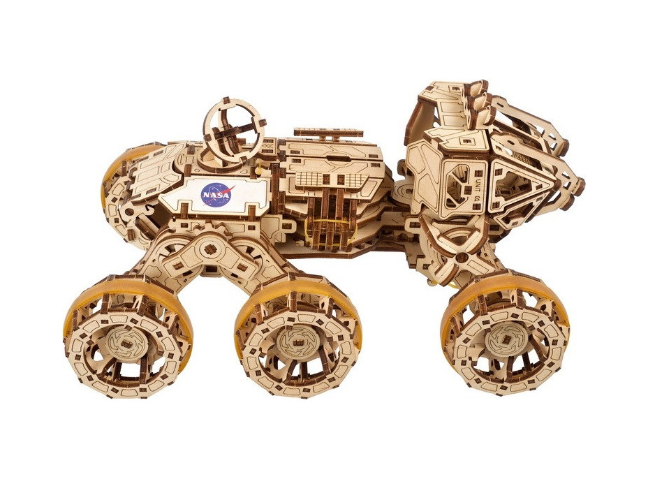 Ugears 3D dřevěné mechanické puzzle Mars Rover