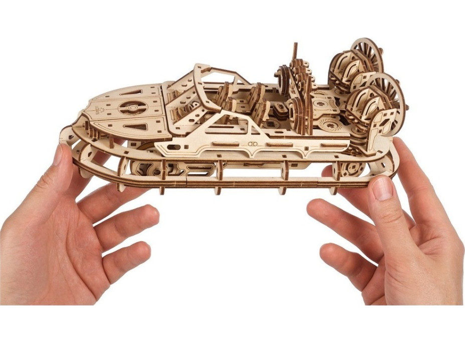 Ugears 3D Dřevěné mechanické puzzle Pásové terénní vozidlo