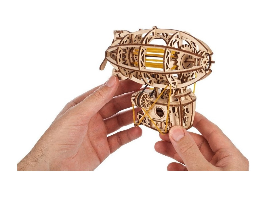 Ugears 3D dřevěné mechanické puzzle STEAMPUNK AIRSHIP