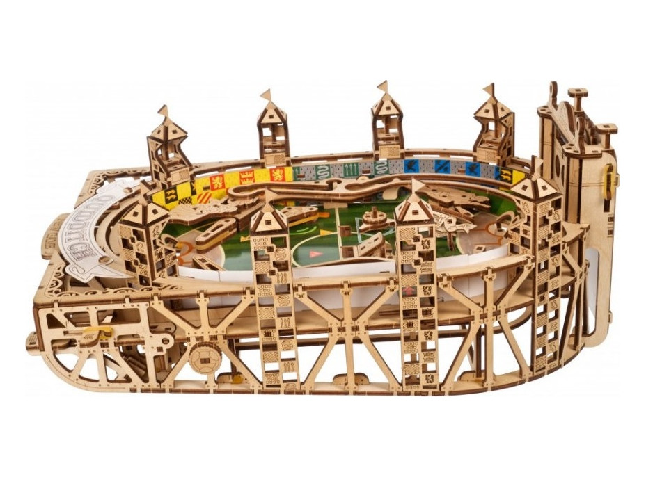 Ugears 3D dřevěné mechanické puzzle Harry Potter - Quidditch Pinball