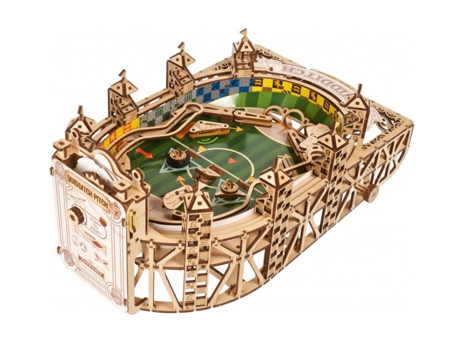 Ugears 3D dřevěné mechanické puzzle Harry Potter - Quidditch Pinball