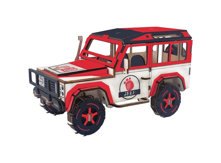 Woodcraft Dřevěné 3D puzzle SUV