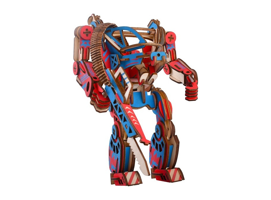 Woodcraft Dřevěné 3D puzzle Powersuit barevný