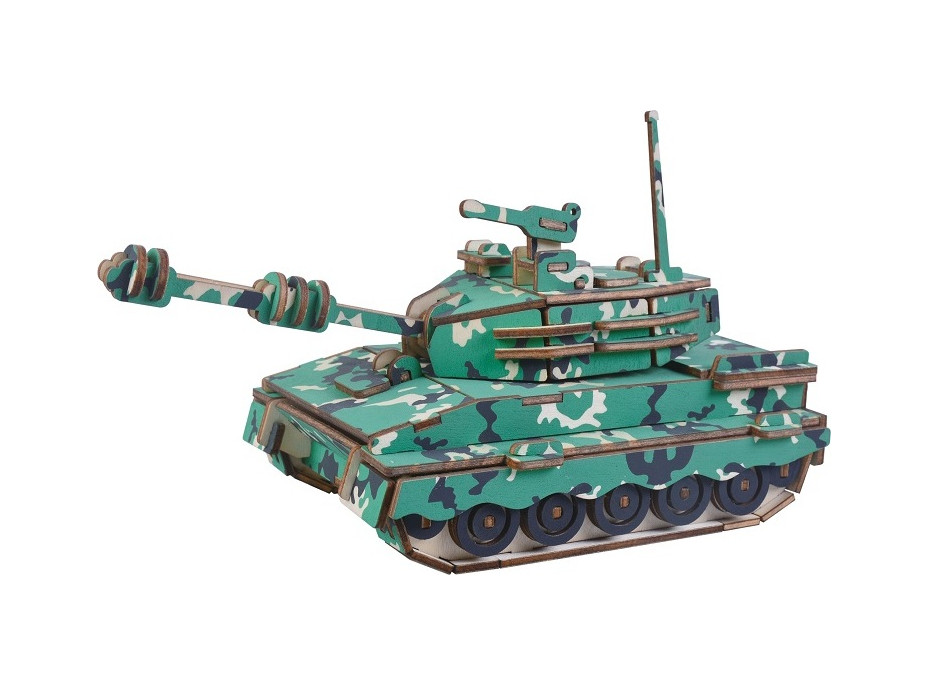 Woodcraft Dřevěné 3D puzzle Střední tank