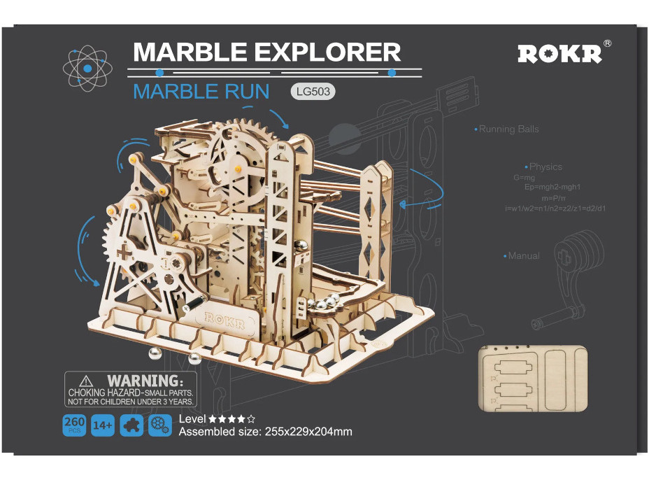 RoboTime 3D skládačka kuličkové dráhy Kaskáda