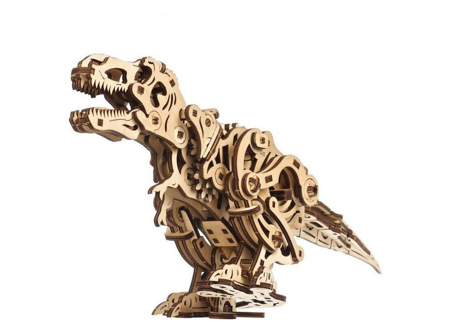 Ugears 3D dřevěné mechanické puzzle Tyrannosaurus Rex