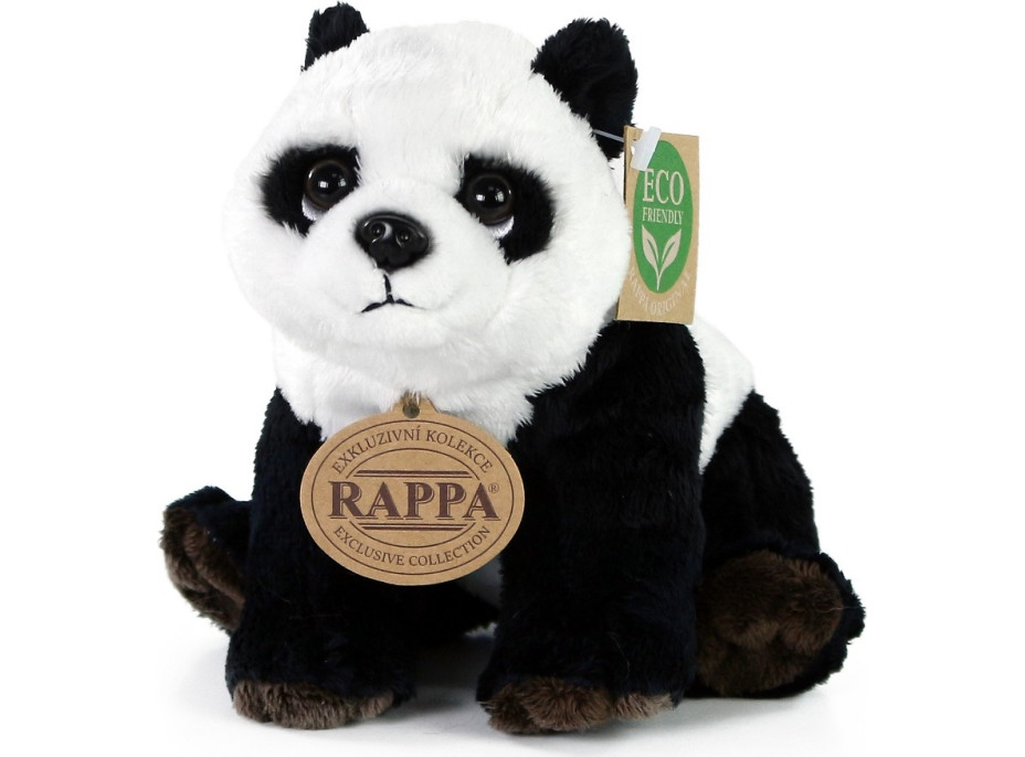 Rappa Plyšová panda 18 cm ECO-FRIENDLY