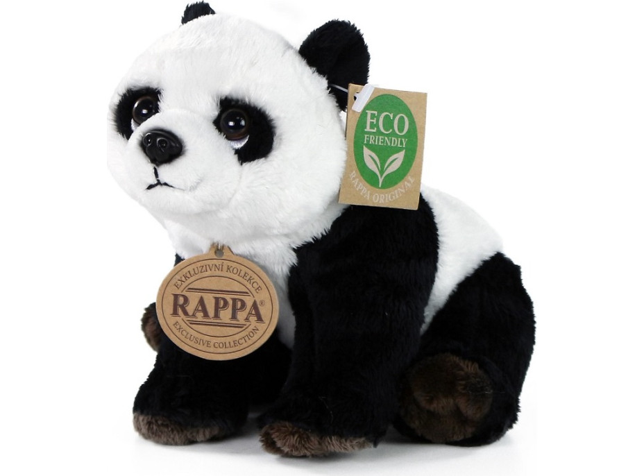 Rappa Plyšová panda 18 cm ECO-FRIENDLY