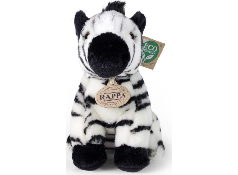 Rappa Pyšová zebra sedící 18 cm ECO-FRIENDLY