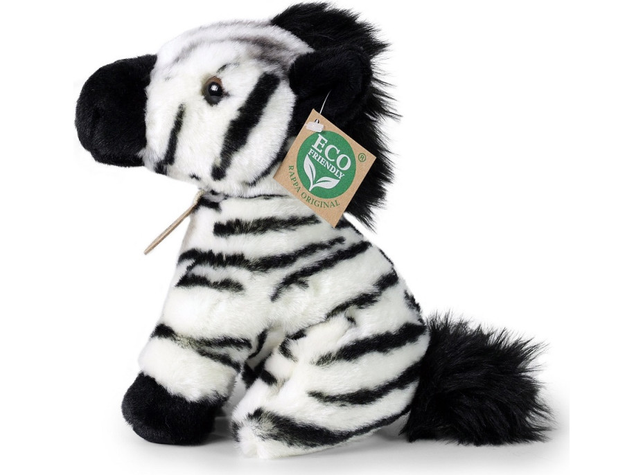 Rappa Pyšová zebra sedící 18 cm ECO-FRIENDLY