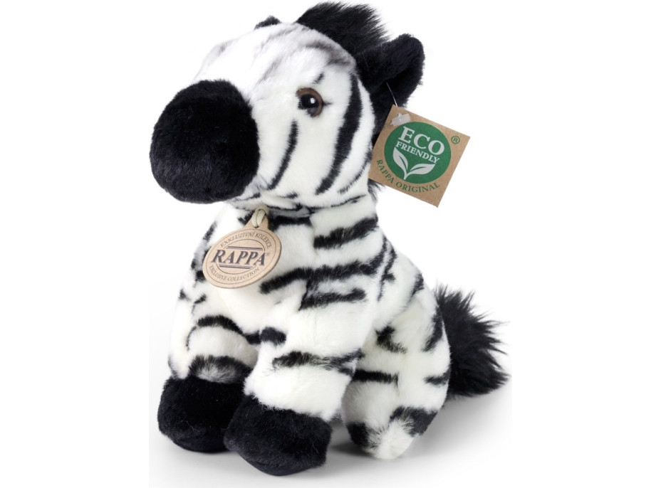 Rappa Pyšová zebra sedící 18 cm ECO-FRIENDLY